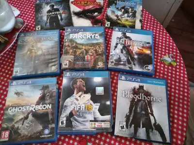 Lote de 9 juegos para PS4 en buen estado - miniatura 1