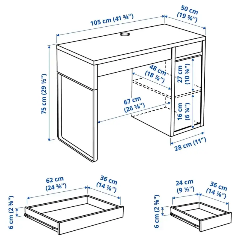 Escritorio Micke IKEA USADO - 2