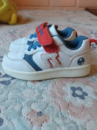 Zapatillas Bubblegummers para niños en azul y blanco - miniatura 2