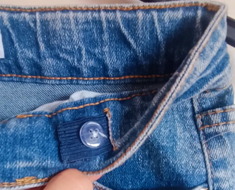 Jeans acampanados para niña Ficcus azul - 5