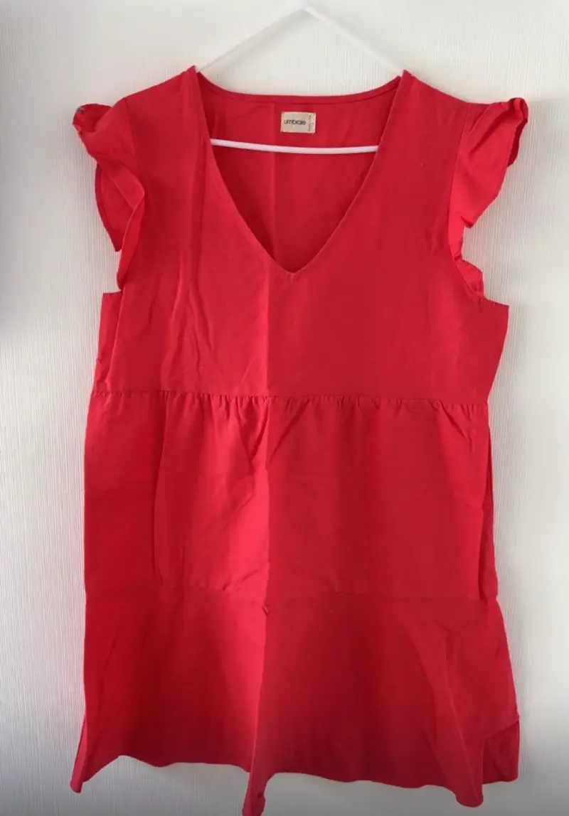 Vestido rojo UMbrale sin mangas Umbro