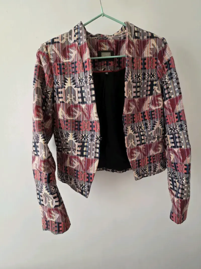 Chaqueta estampada estilo étnico para mujer - 1