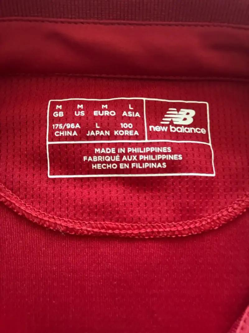 Camiseta Liverpool FC NB, Roja, original. - 4