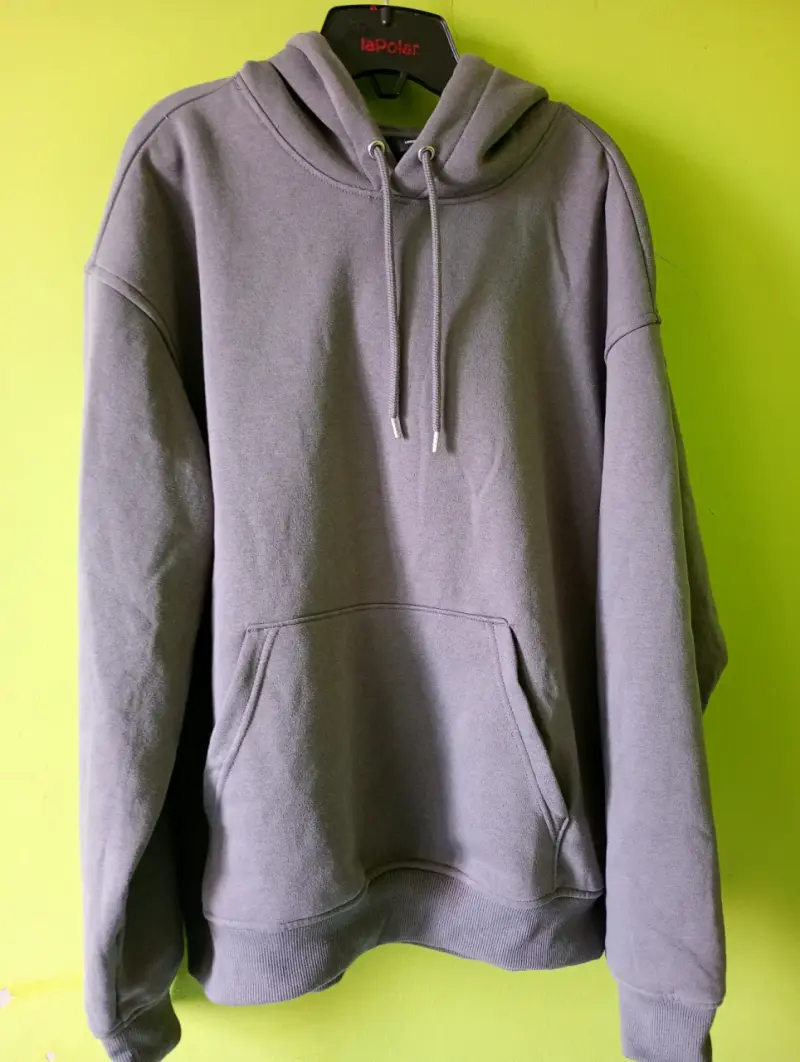Polerón Gris HyM Loose Fit Talla L - 1