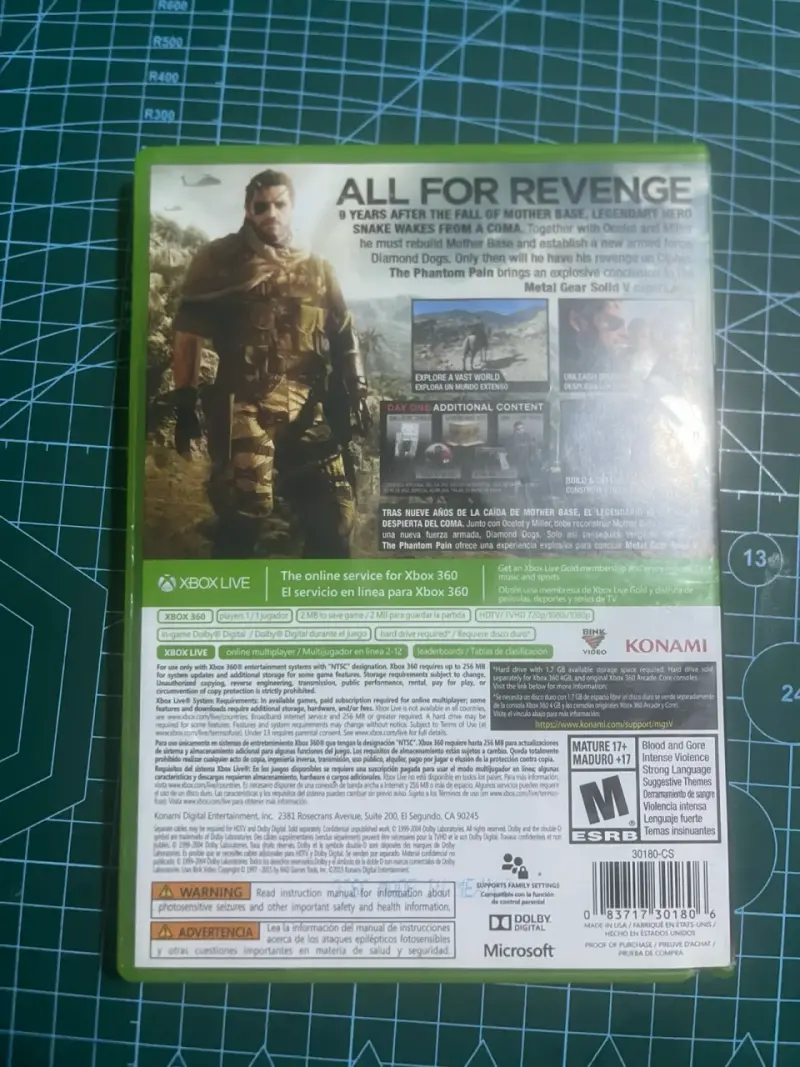 Metal gear solid V (PP) Xbox 360 - 3
