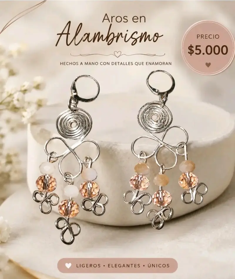 Aros en Alambrismo Hechos a Mano