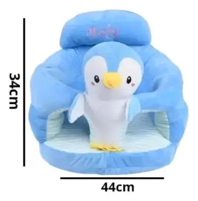 Sillón de suelo para bebé pingüino azul - miniatura 3
