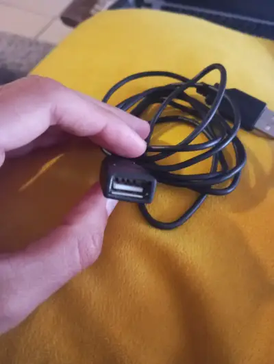 Cable USB extensión negro - miniatura 2