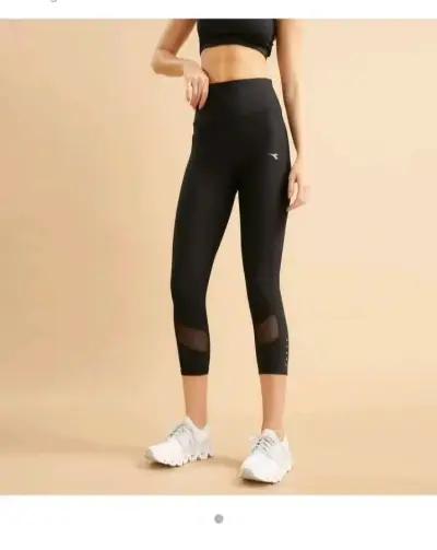 Leggings deportivos Diadora con malla - miniatura 1
