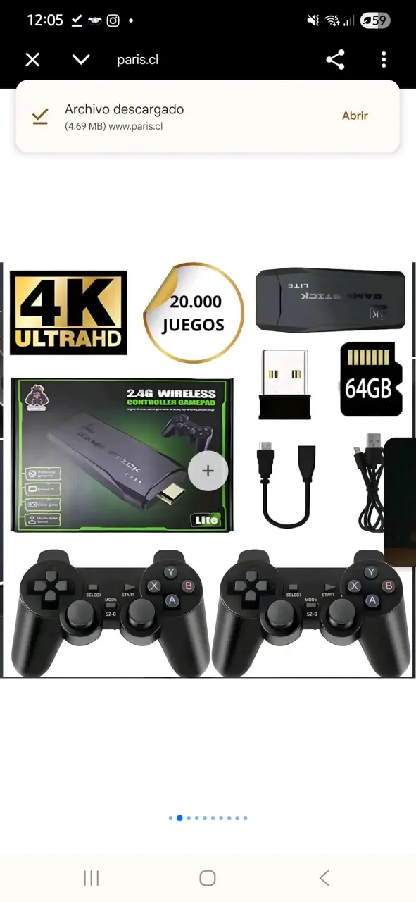 Consola video juegos 10000 juegos incorporas 32G - 3