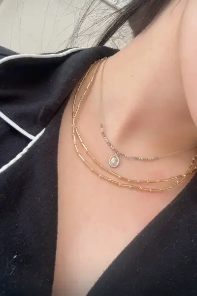 Collar doble Dorado - miniatura 1