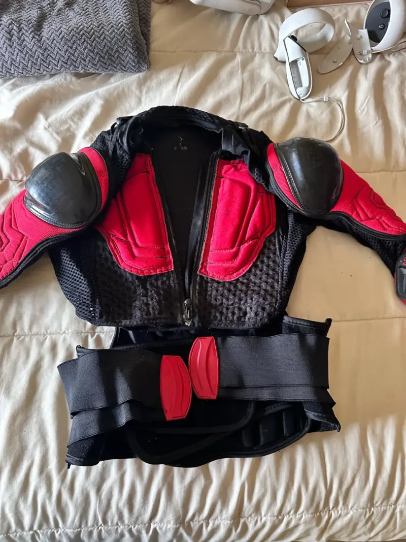 Chaleco de protección para motociclista con hombr - 1