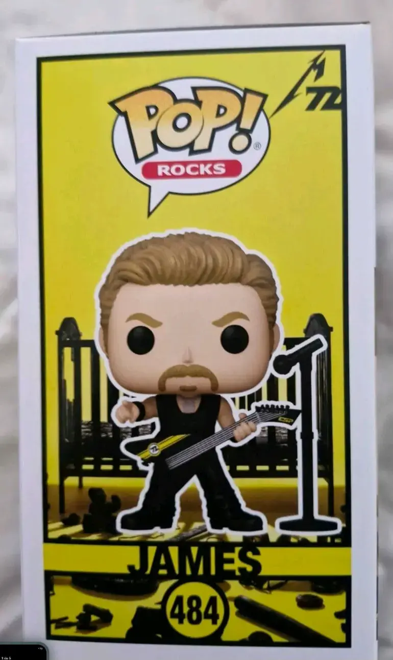 Figura Funko Pop James Hetfield Metallica - 2