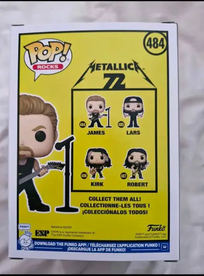 Figura Funko Pop James Hetfield Metallica - miniatura 5