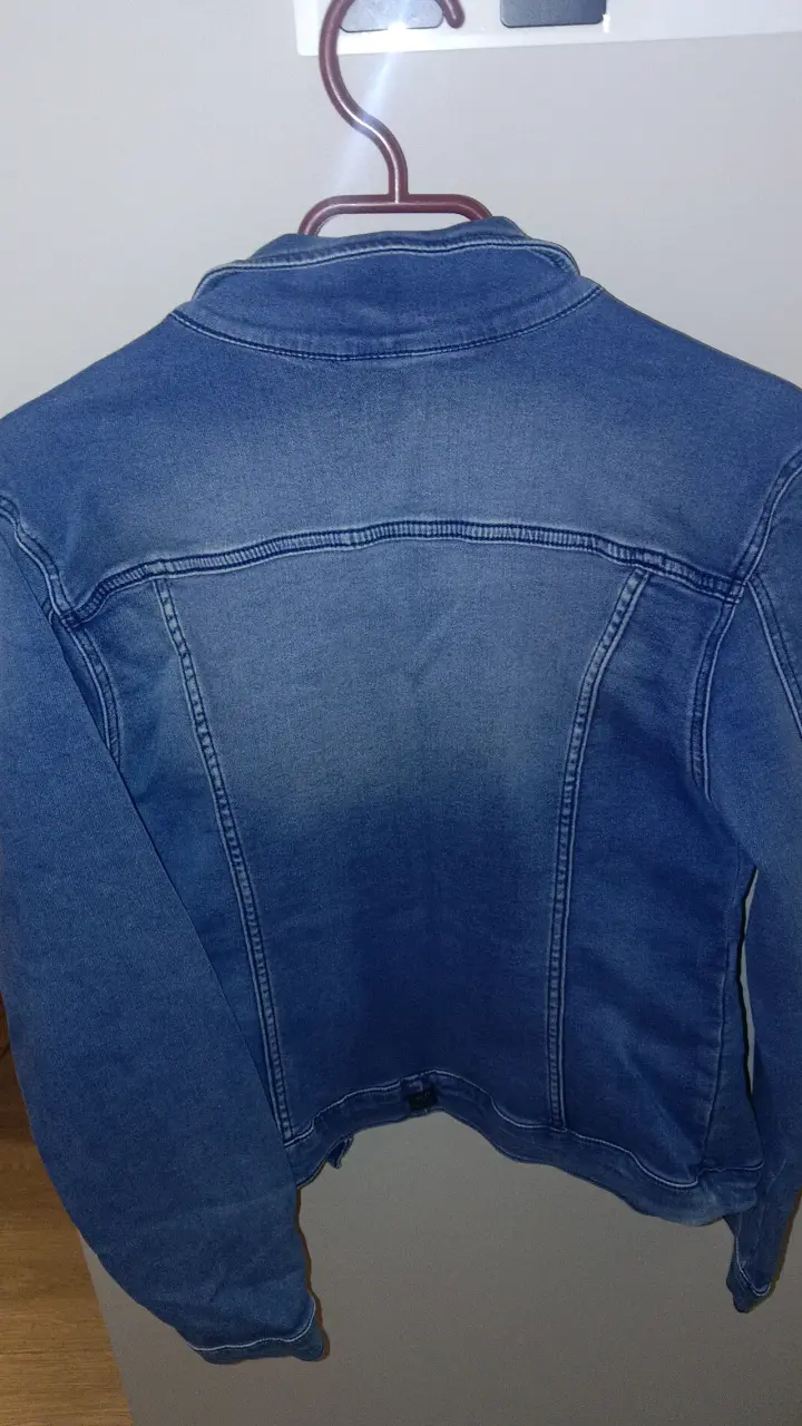 Chaqueta de mezclilla azul Amalia XL - 2
