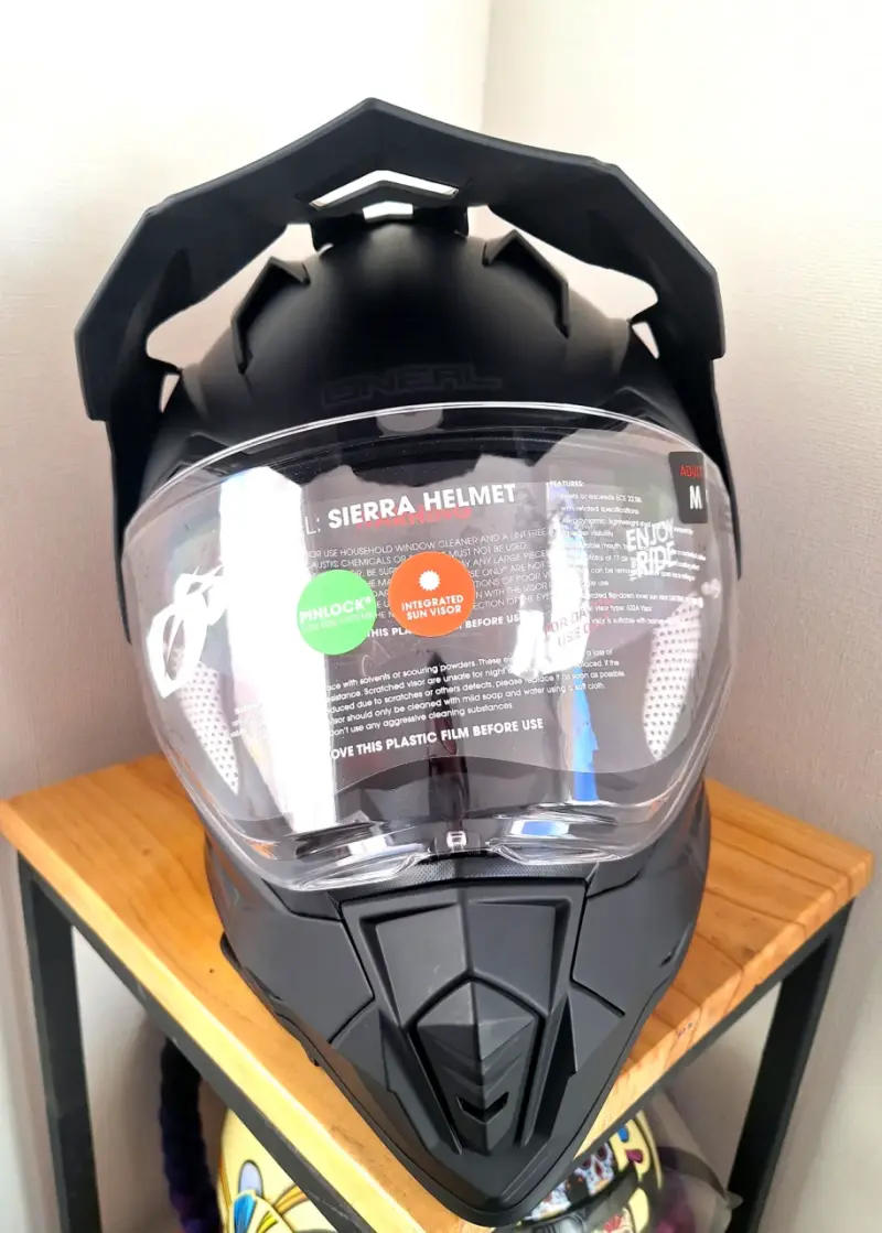 Casco de moto negro O'Neal Sierra - 2