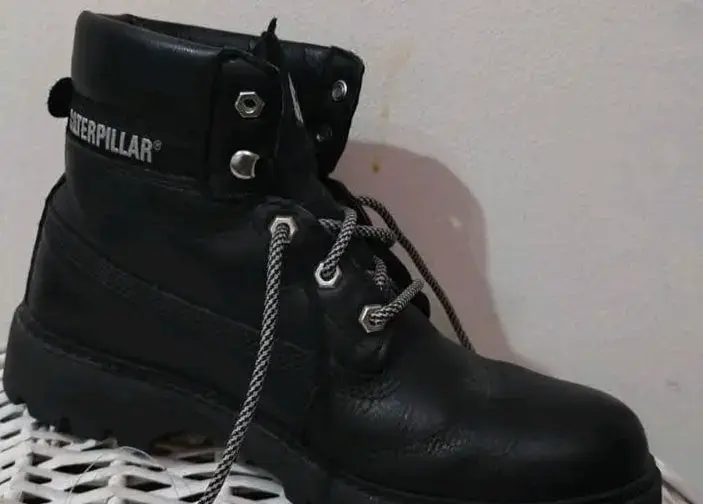 Botas de cuero negras Caterpillar para mujer - 1
