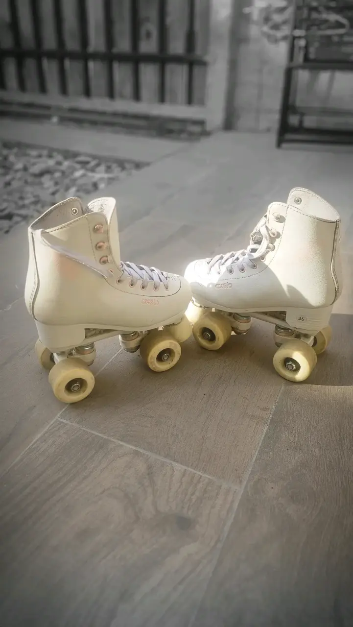 Patines de Cuatro Ruedas Oxelo Blancos Talla 35 - 1