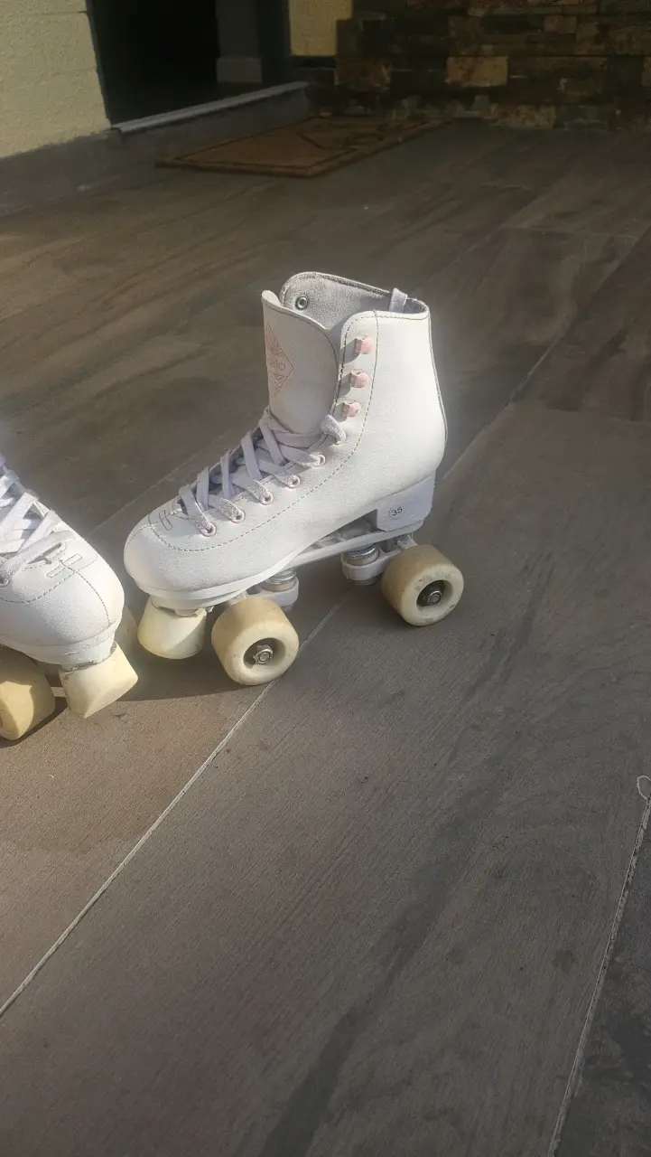 Patines de Cuatro Ruedas Oxelo Blancos Talla 35 - 2