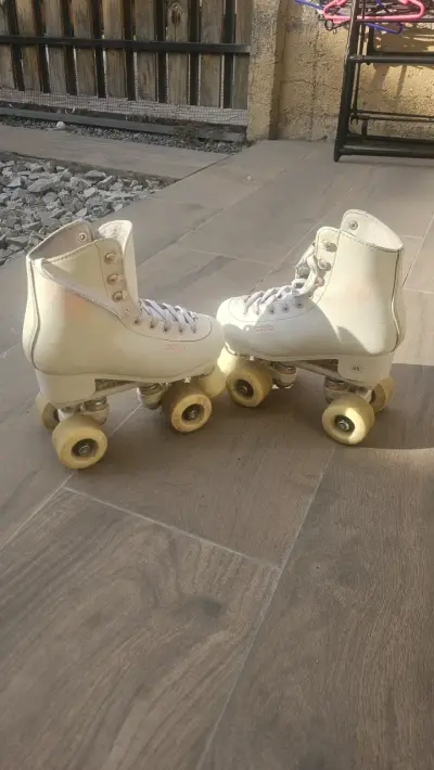 Patines de Cuatro Ruedas Oxelo Blancos Talla 35 - miniatura 3