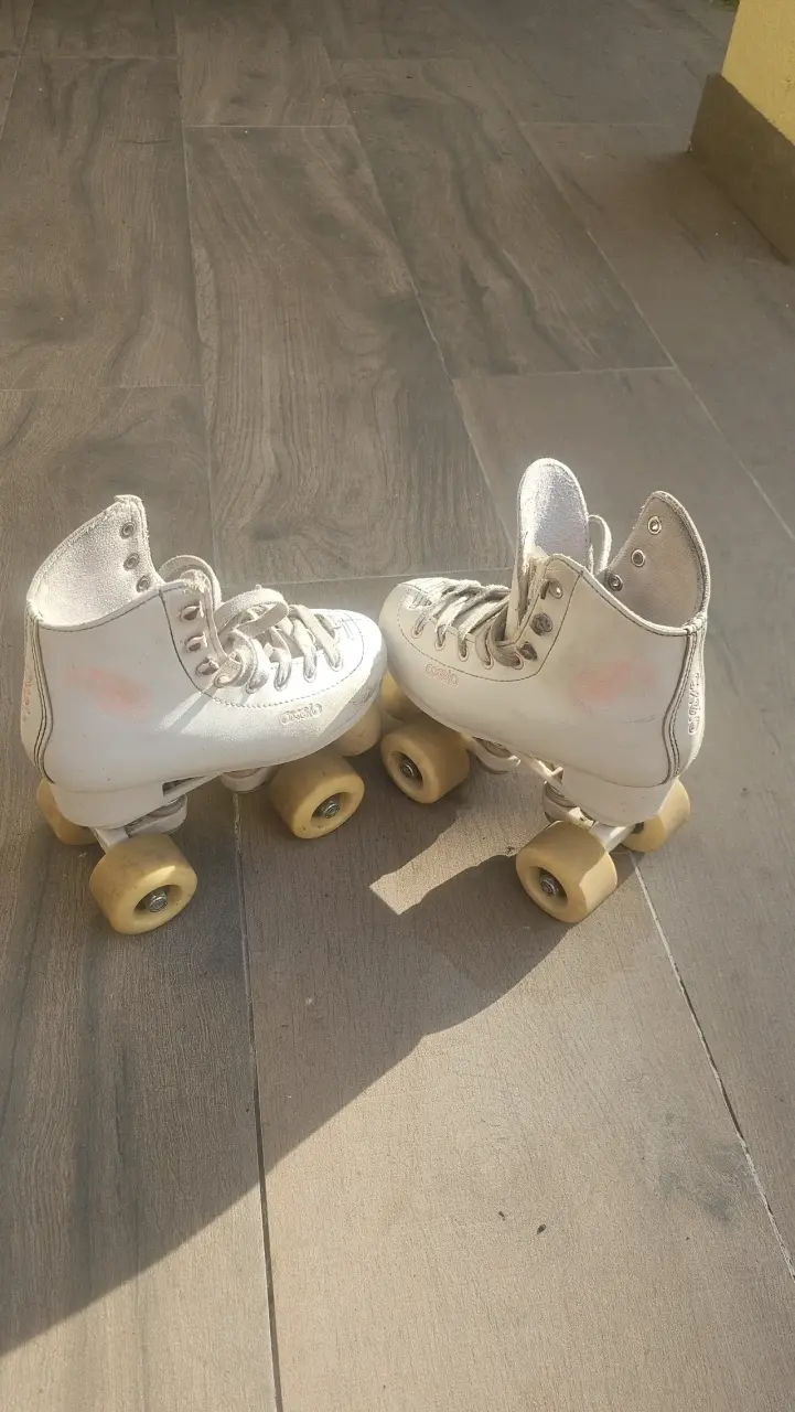 Patines de Cuatro Ruedas Oxelo Blancos Talla 35 - 5