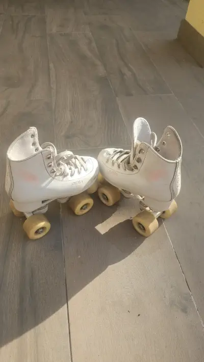 Patines de Cuatro Ruedas Oxelo Blancos Talla 35 - miniatura 5