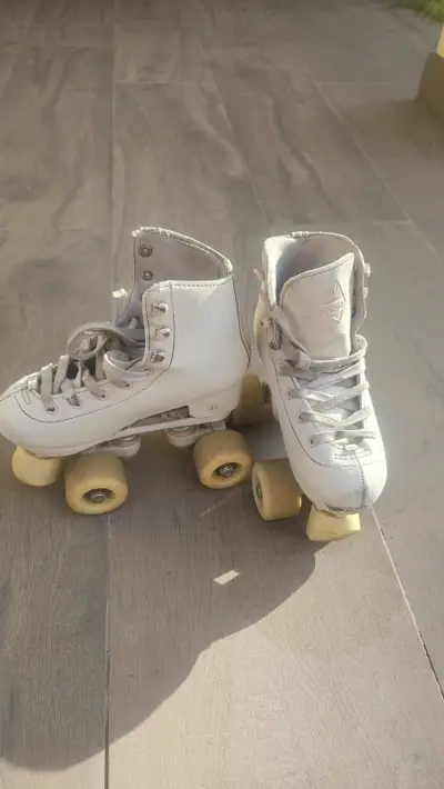 Patines de Cuatro Ruedas Oxelo Blancos Talla 35 - miniatura 6