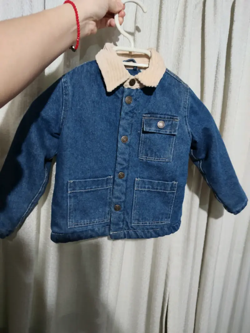 Chaqueta de mezclilla para niño 24M - 1