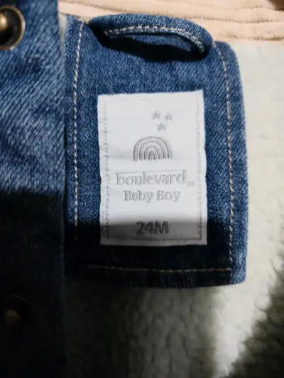 Chaqueta de mezclilla para niño 24M - miniatura 2