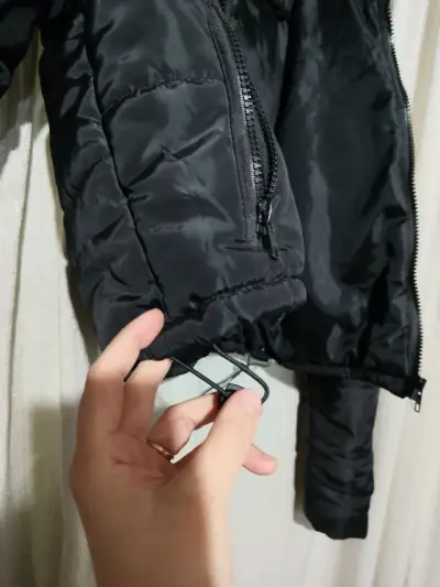 Chaqueta acolchada negra para mujer talla S - miniatura 2