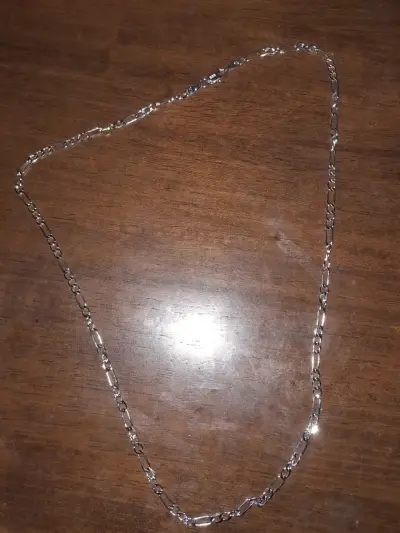 Cadena de plata estilo Figaro para hombre - miniatura 2