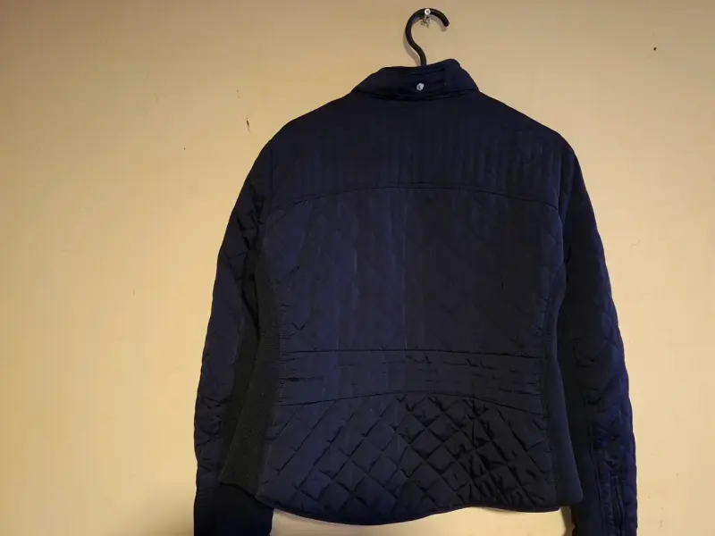 Chaqueta acolchada azul para mujer Zara L - 2