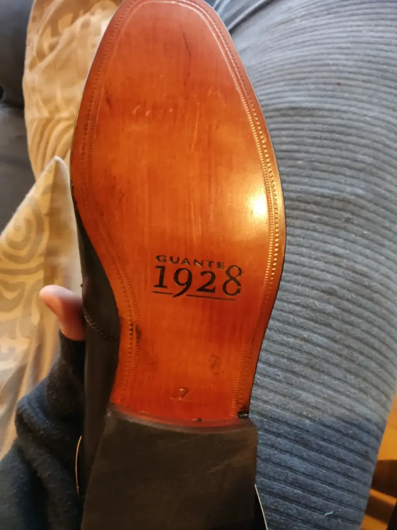 Zapatos de vestir negros Guante 1928 - 2