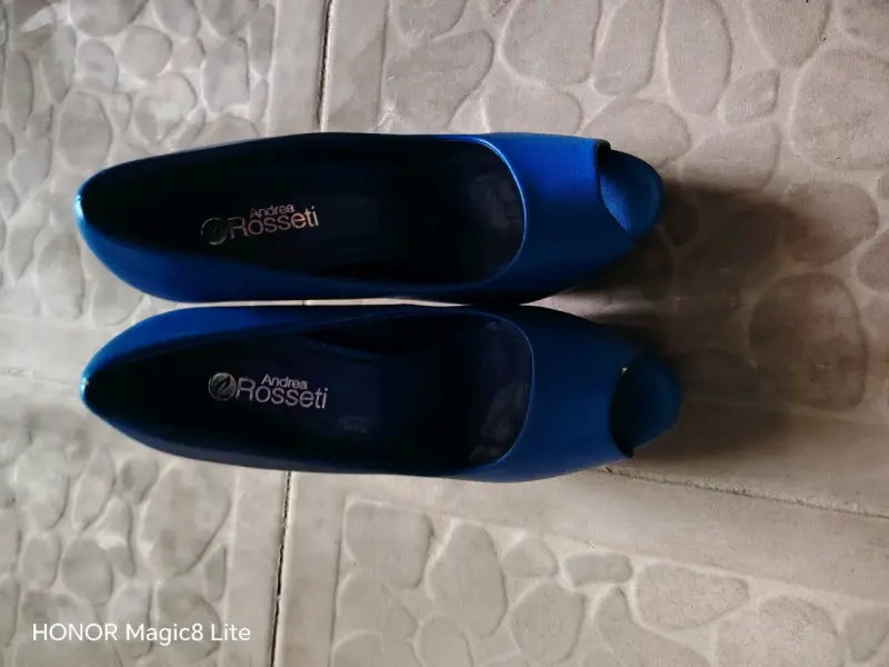 Zapatos de tacón azul n° 35 Andrea Rossetti - 1