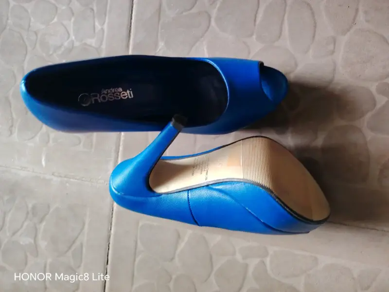 Zapatos de tacón azul n° 35 Andrea Rossetti - 2
