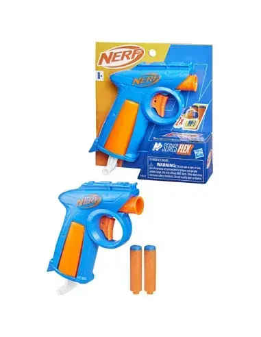 Pistola de Juguete Nerf Flex Azul con Dardos - 3