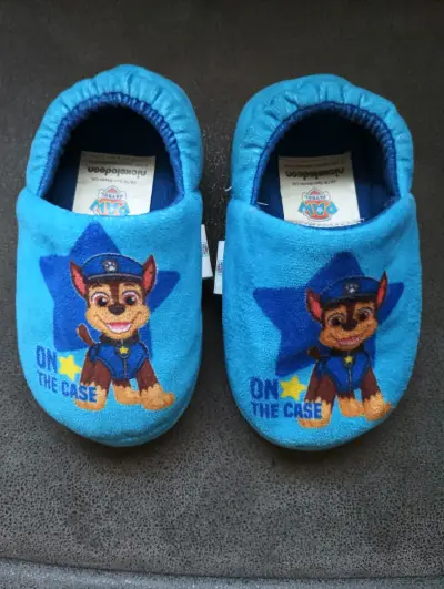 Pantuflas infantiles Paw Patrol azules - miniatura 1