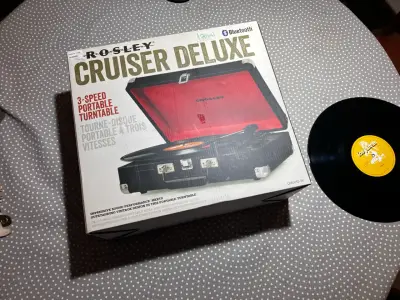 Tocadiscos portátil Crosley Cruiser Deluxe 3 velocidades - miniatura 1