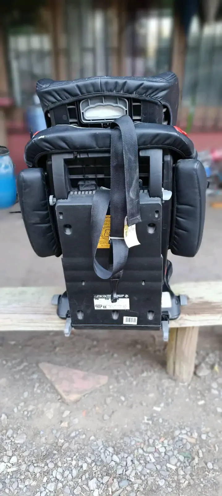 Silla de Auto Infantil Negra con Protección Latera - 5