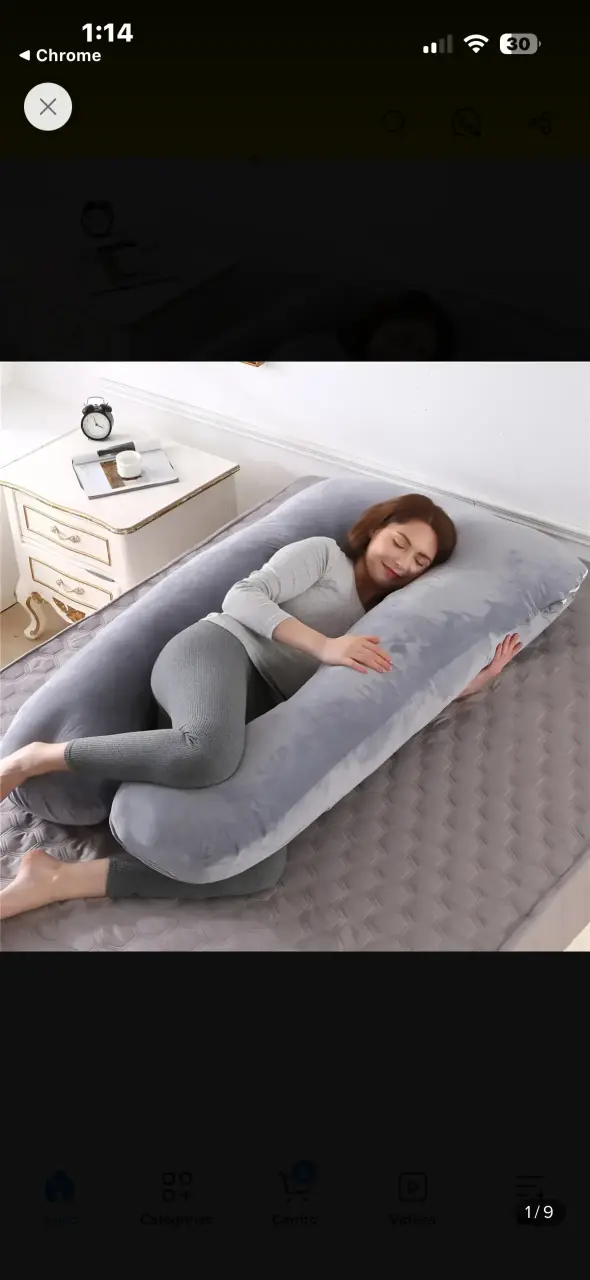 Almohada de cuerpo completo para embarazo