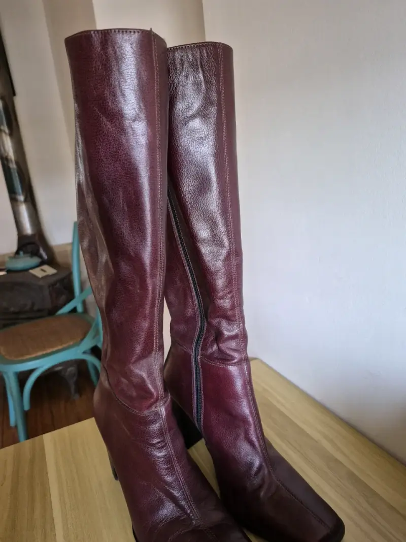 BOTAS BURDEO CUERO - 4