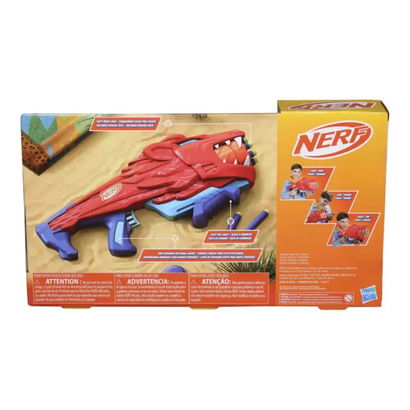 Lanzador Nerf Wild Lionfury con 16 dardos - 4