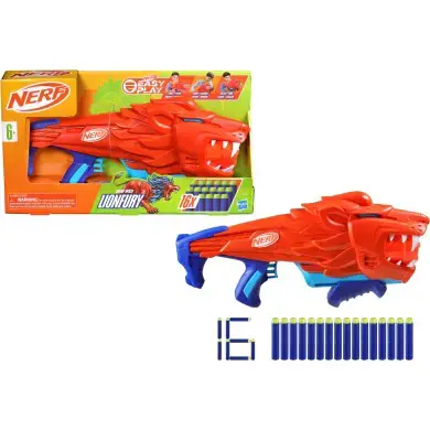 Lanzador Nerf Wild Lionfury con 16 dardos - 6