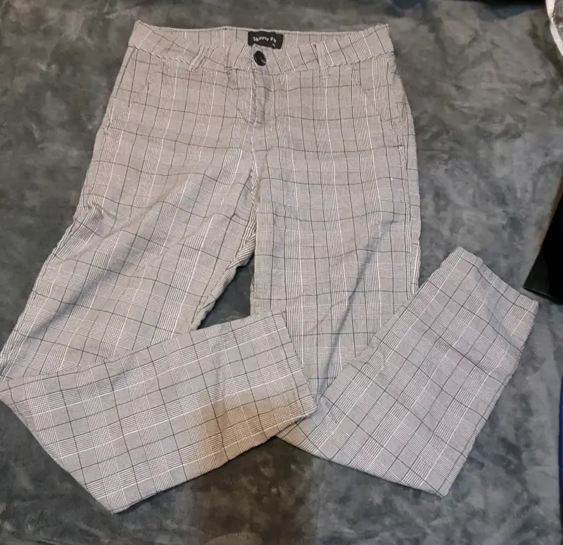 Pantalones a cuadros para mujer talla M