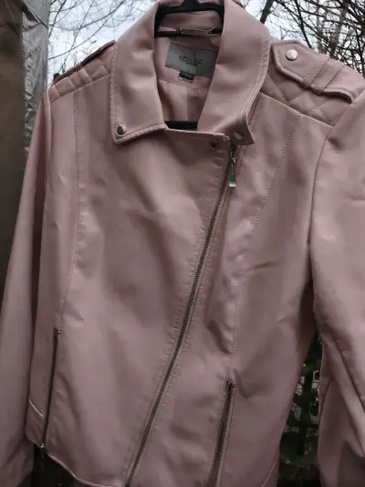 Chaqueta de cuero sintético rosa Apology - miniatura 2
