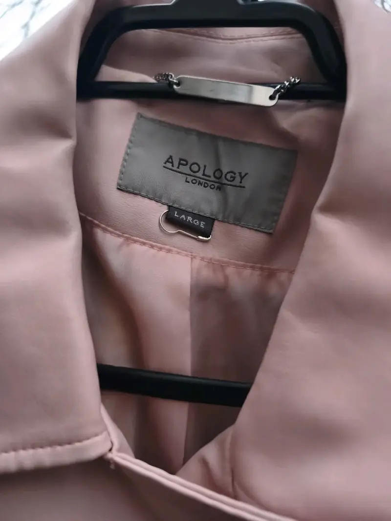Chaqueta de cuero sintético rosa Apology - 3