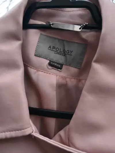 Chaqueta de cuero sintético rosa Apology - miniatura 3