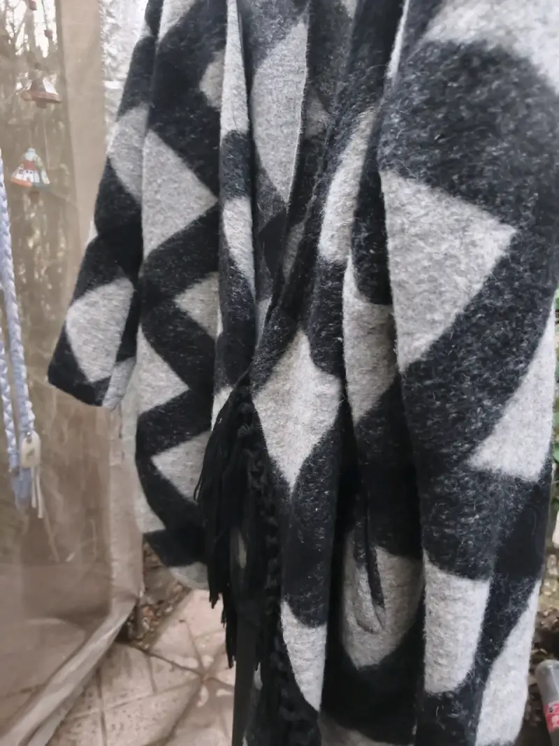 Cardigan de lana con diseño geométrico Umbrale - 2