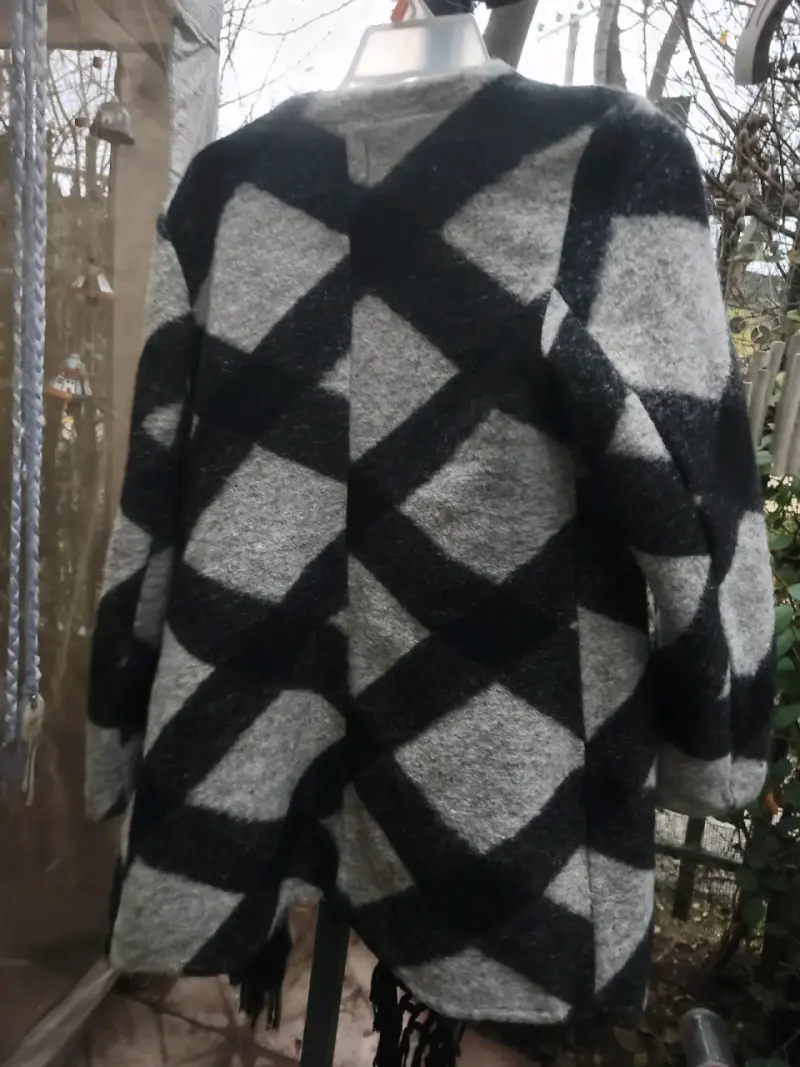 Cardigan de lana con diseño geométrico Umbrale - 4