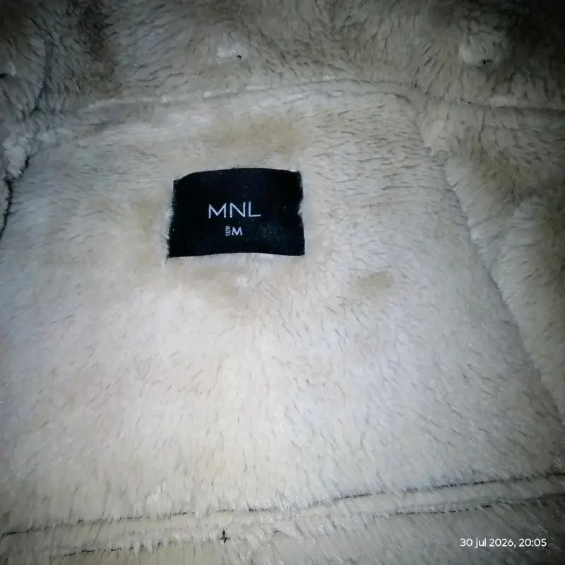 Chaqueta de cuero sintético con forro de piel MNL - 4